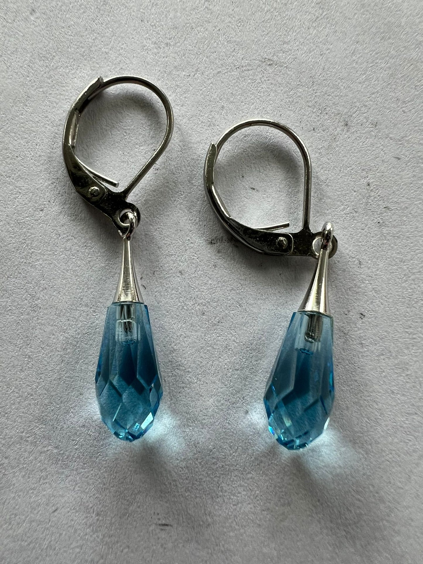 30002 Vintage Swarovski Kristallen Ohrhanger 19mm