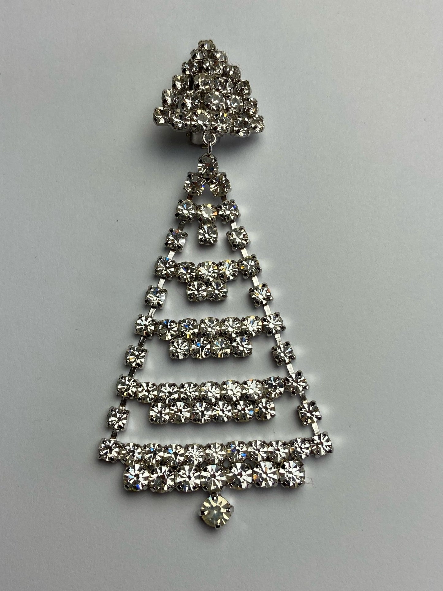 30451 Vintage Swarovski Kristallen Ohrclip 108mm