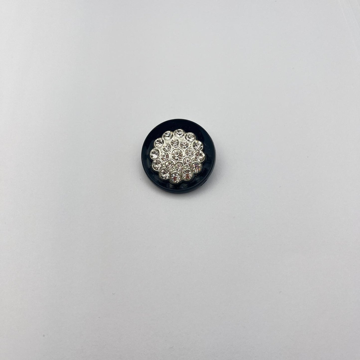 4446 Vintage Kunststoff Swarovski Kristallen Knöpfe 33mm