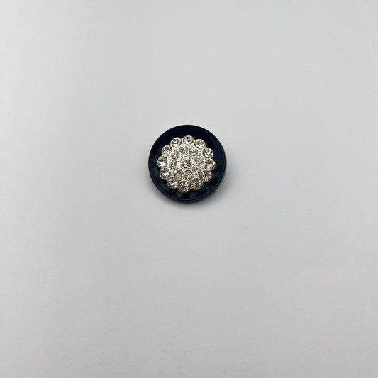 4446 Vintage Kunststoff Swarovski Kristallen Knöpfe 33mm