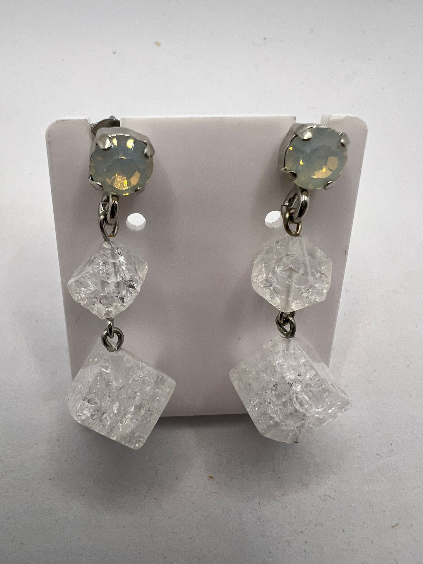 30611 Vintage Swarovski Kristallen Ohrhanger 25mm