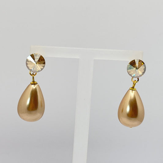 30730 Vintage Swarovski Kristallen Ohrstecker 30mm