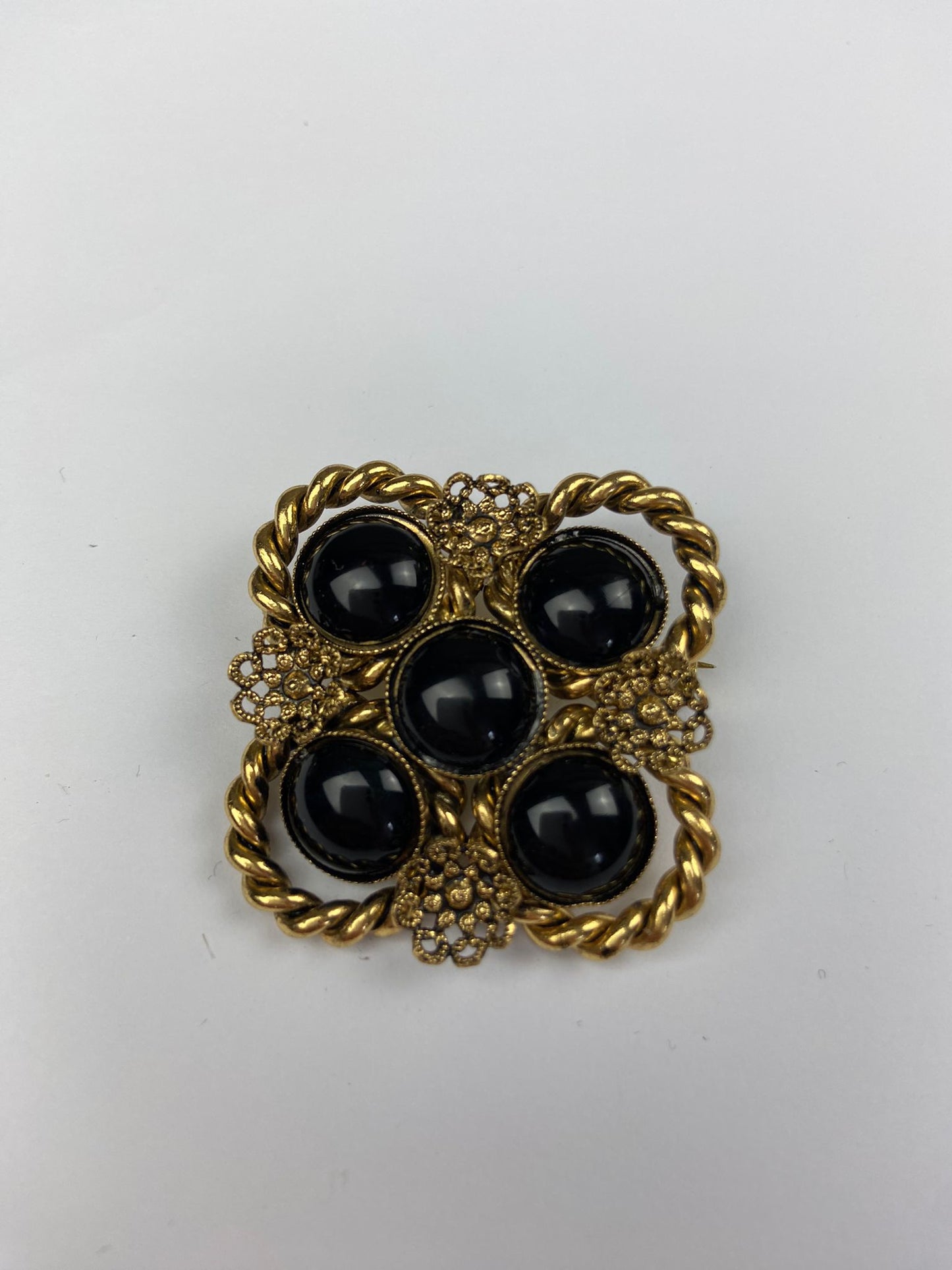 8625 Vintage Swarovski Kristallen Brosche 39mm