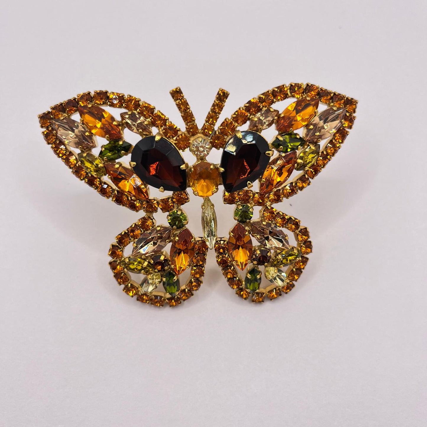 2499 Vintage Swarovski Kristallen Schalhalter 89mm