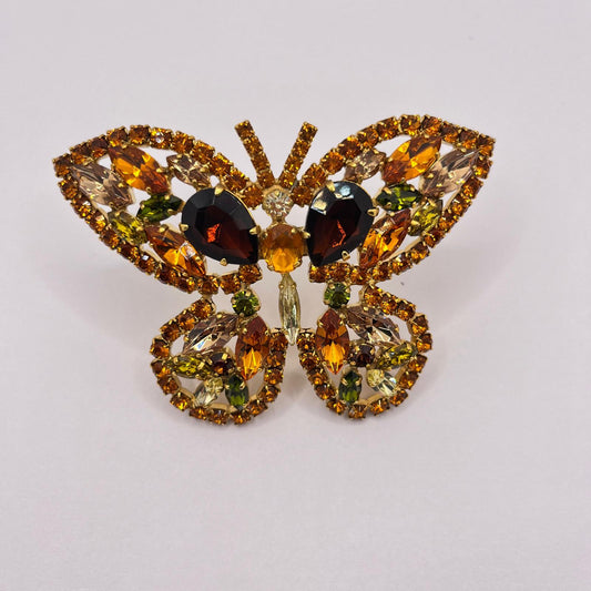 2499 Vintage Swarovski Kristallen Schalhalter 89mm