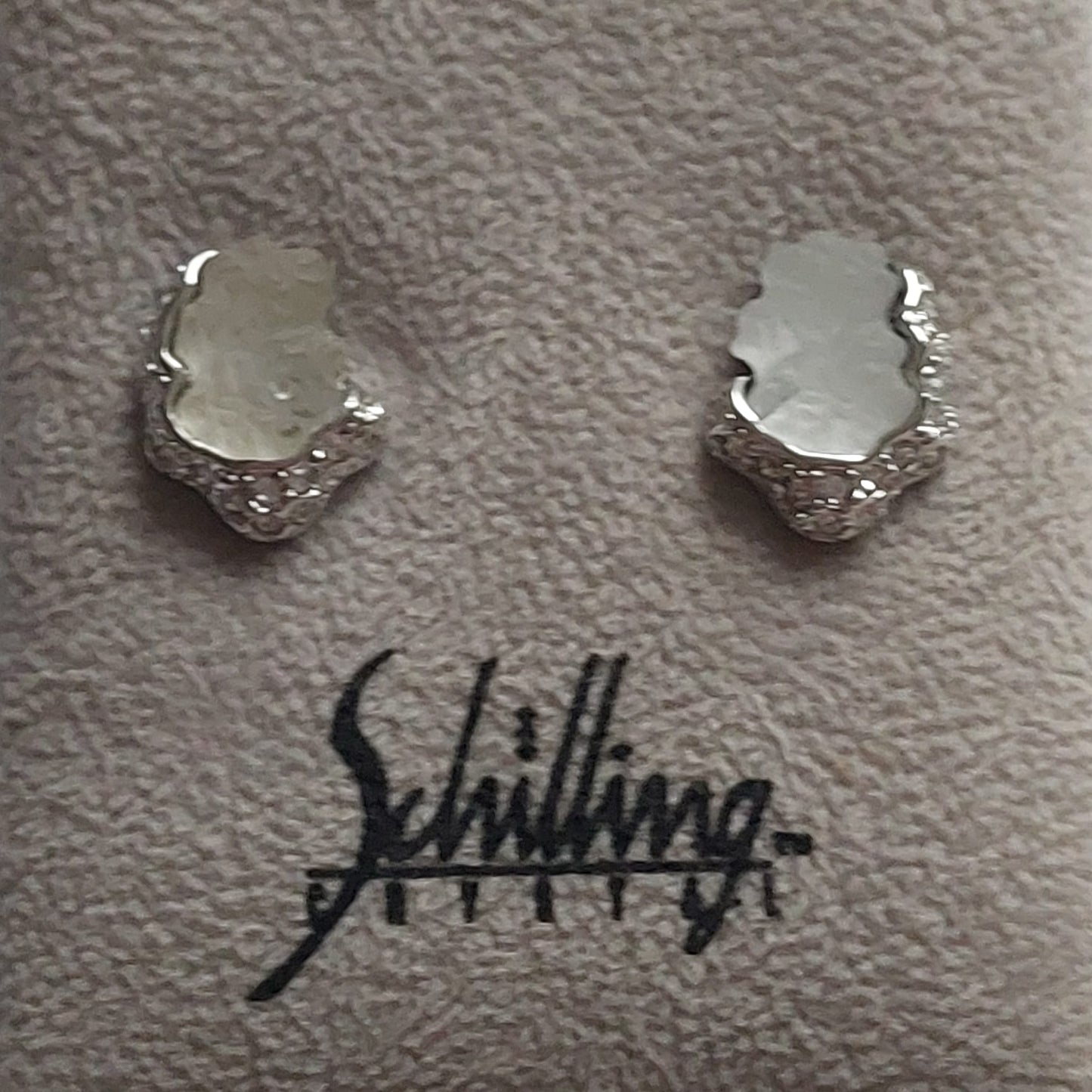 Original Vintage Schilling Austria Ohrringe 14mm