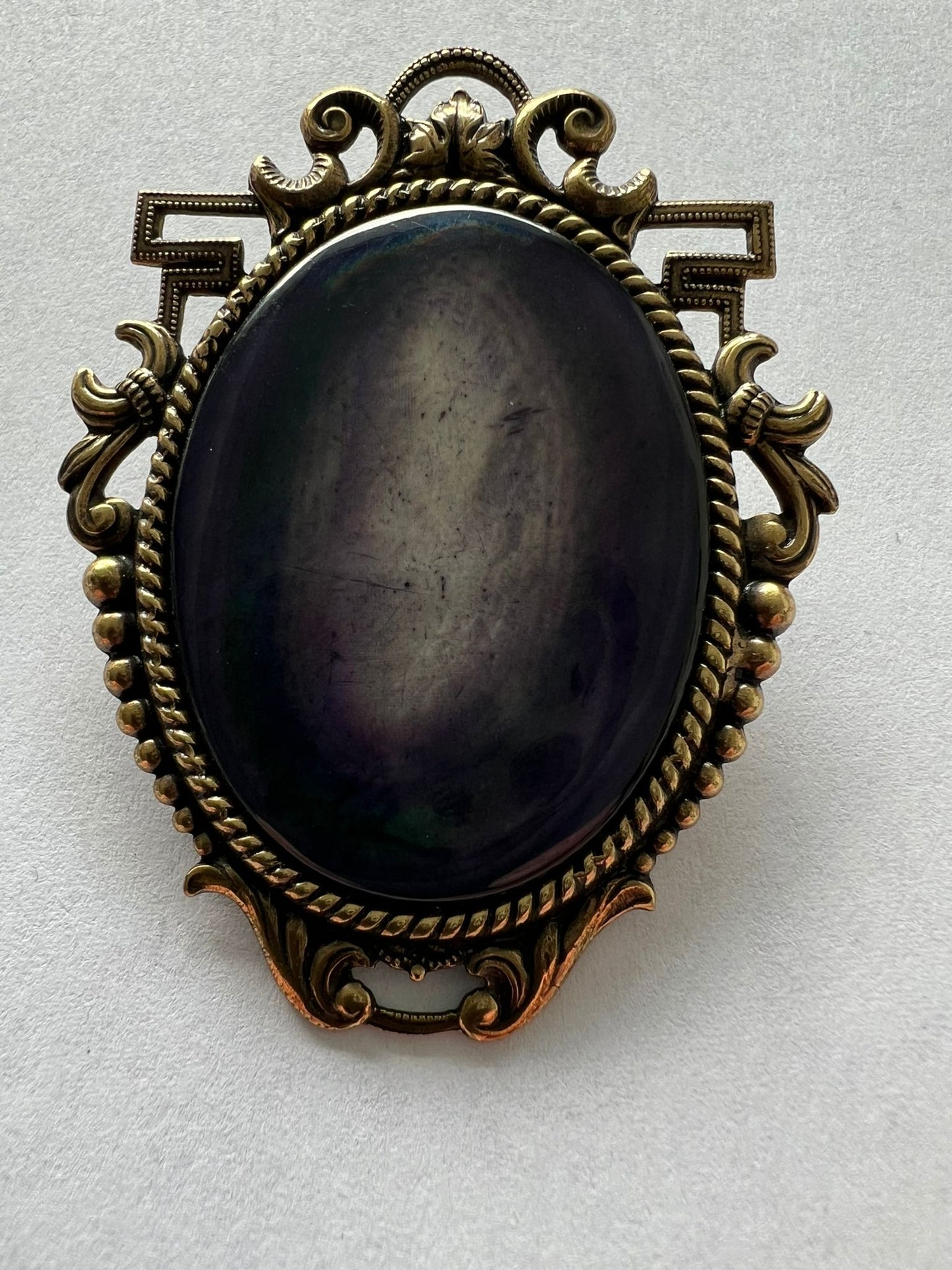 2287 Vintage Faux Marmor Schalhalter 40mm