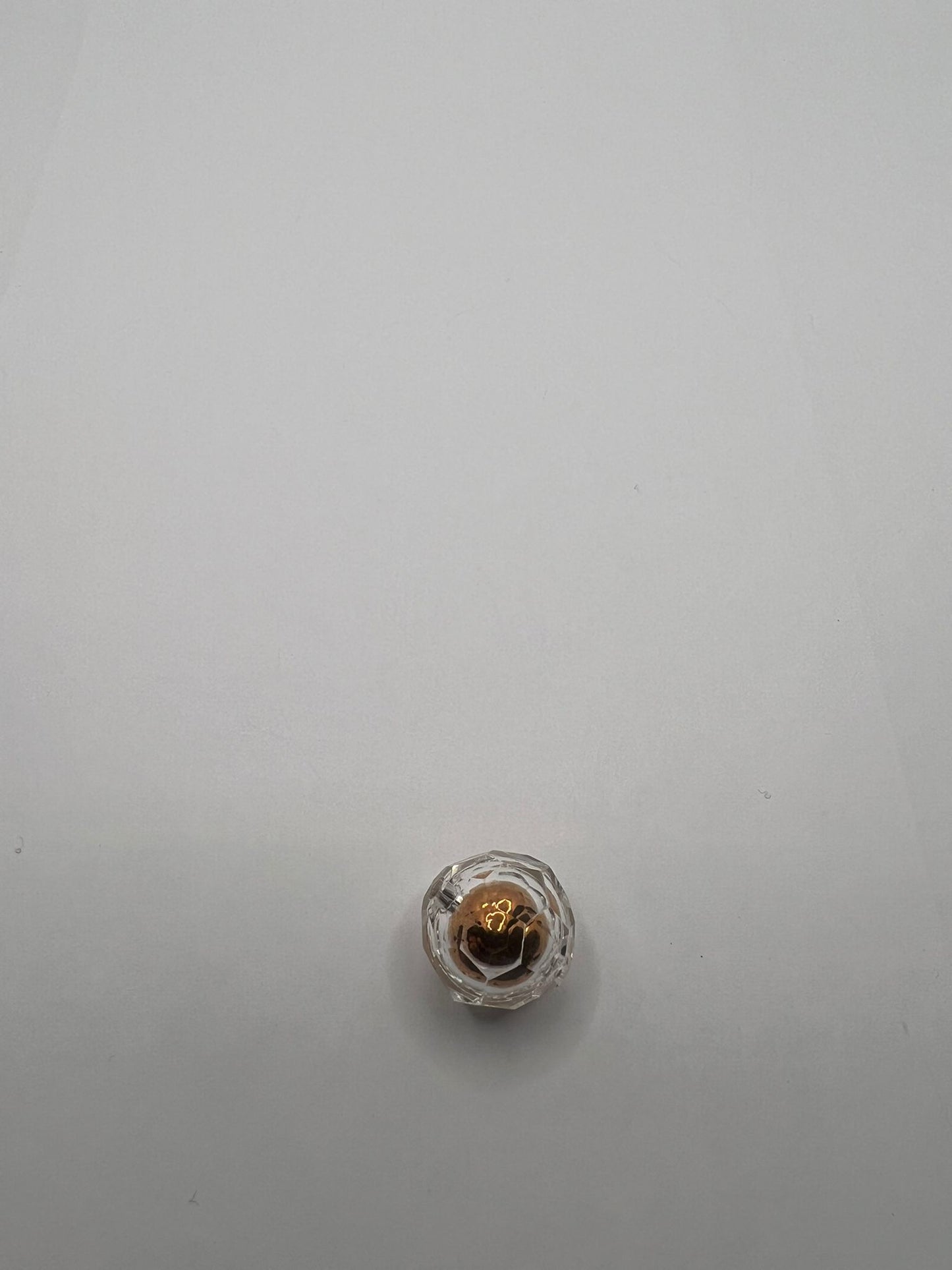 5982 Vintage Kunststoff Perle 19mm