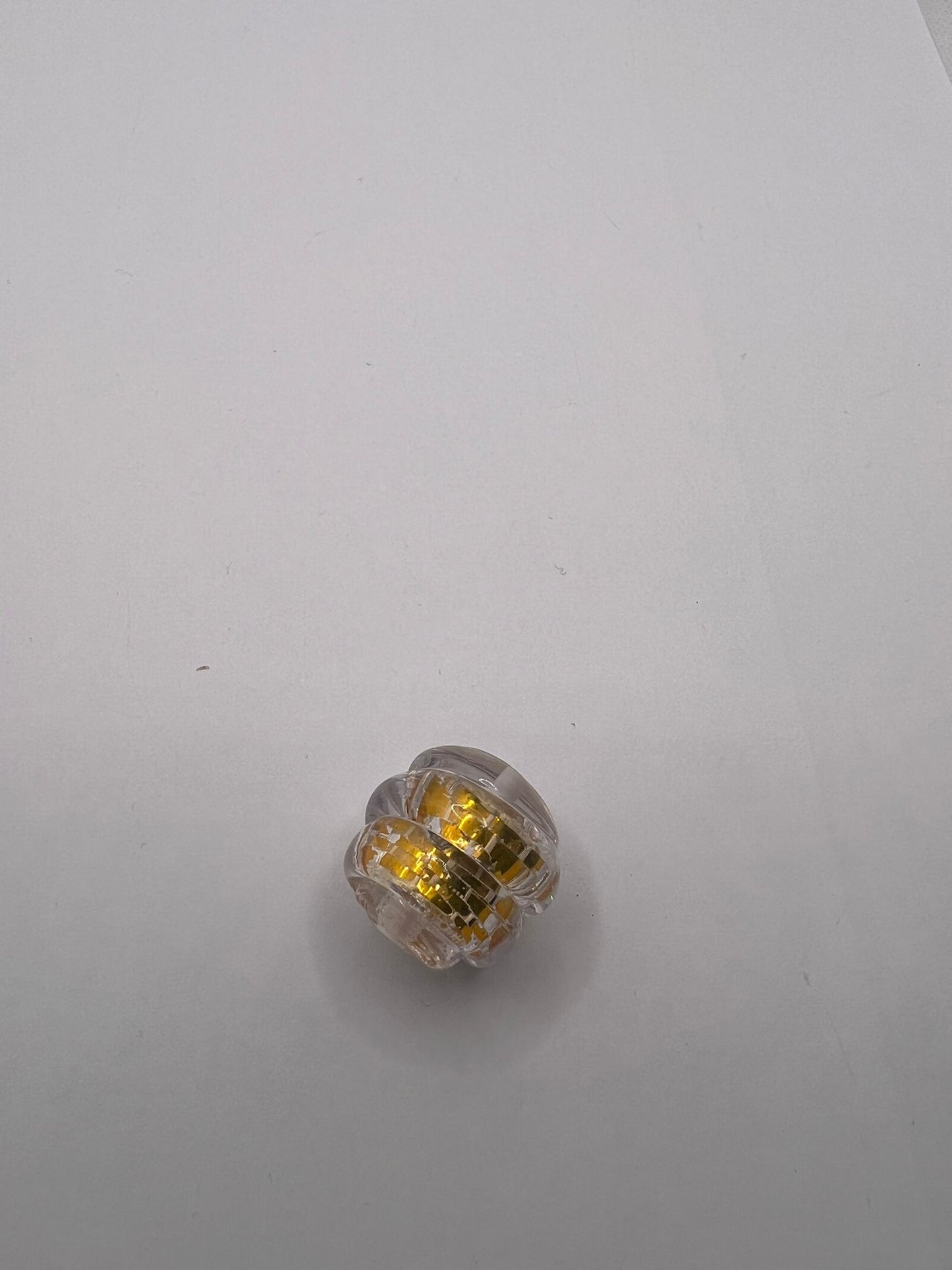 5956 Vintage Kunststoff Perle 24mm