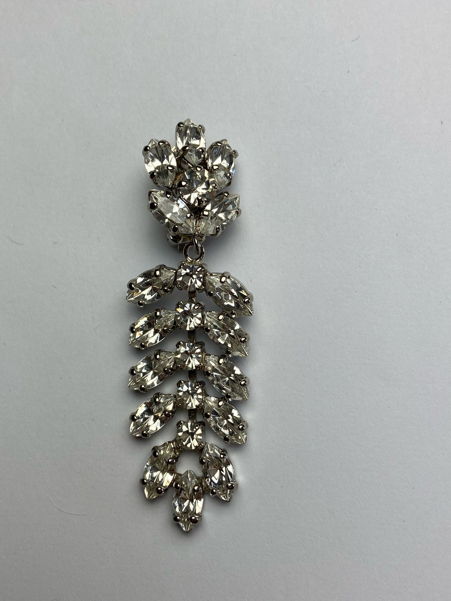 30457 Vintage Swarovski Kristallen Ohrclip 69mm