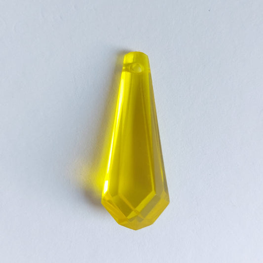 5541 Vintage Crystal Artdeco Drop Anhänger Light Topaz 33mm