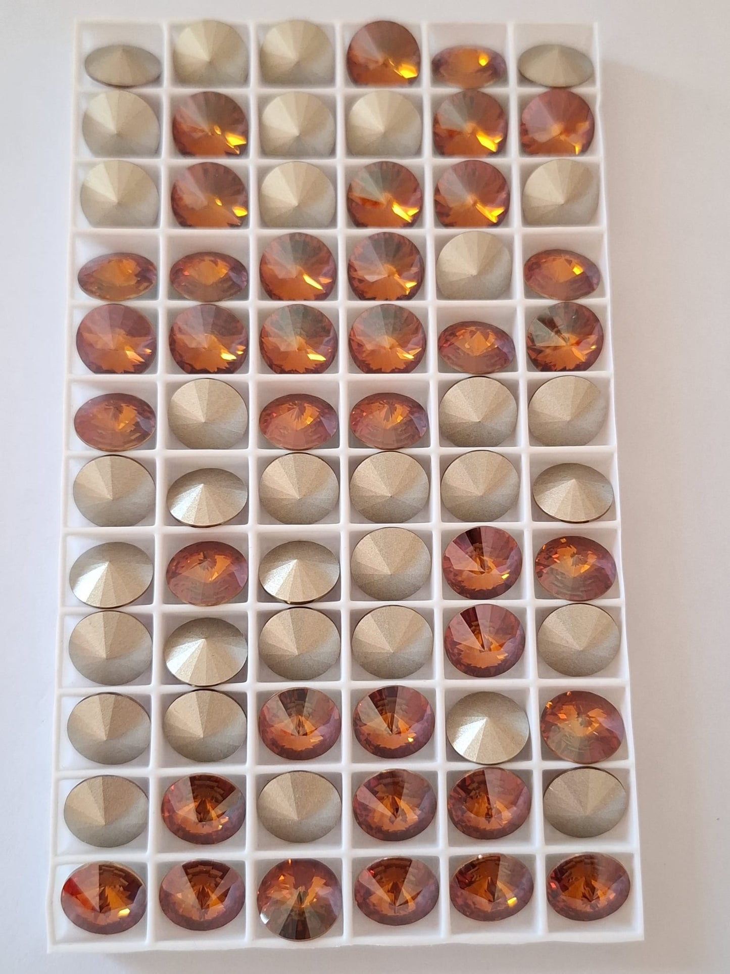 Swarovski® Rivoli Copper 10mm