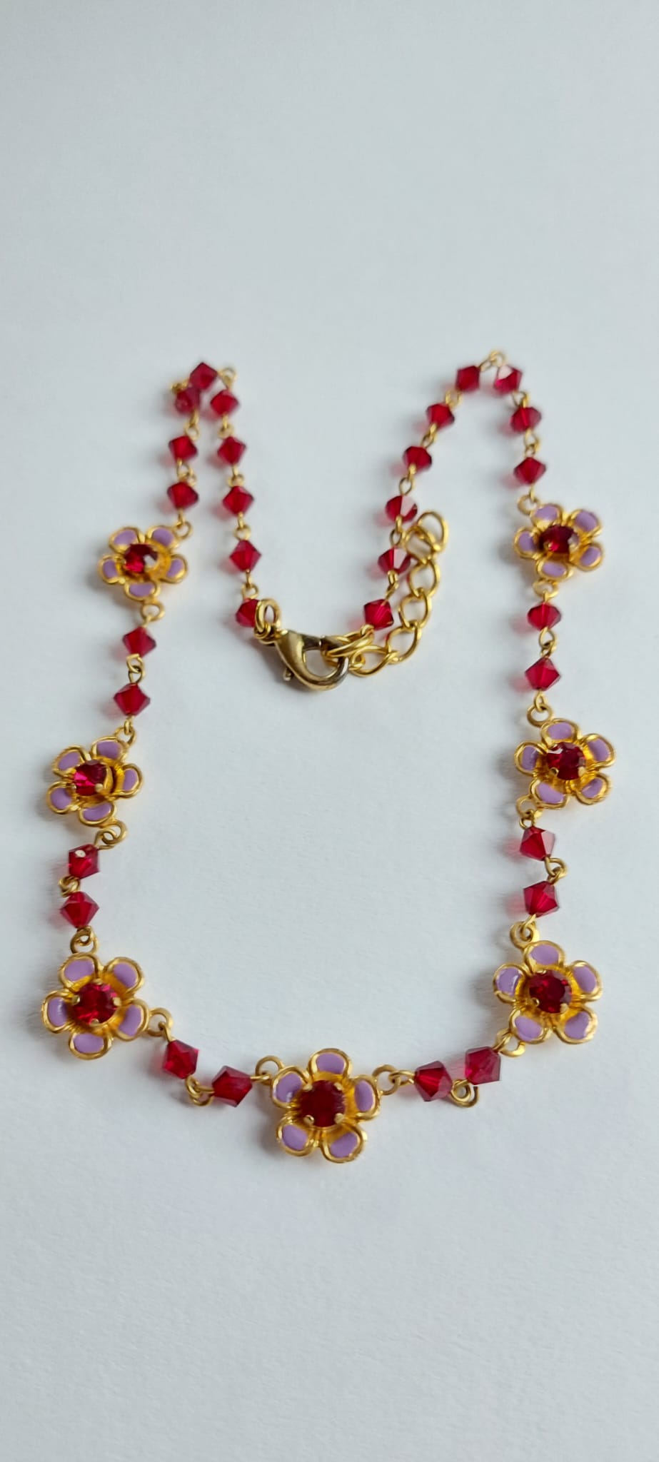 6920 Vintage Necklace mit Swarovski Crystals