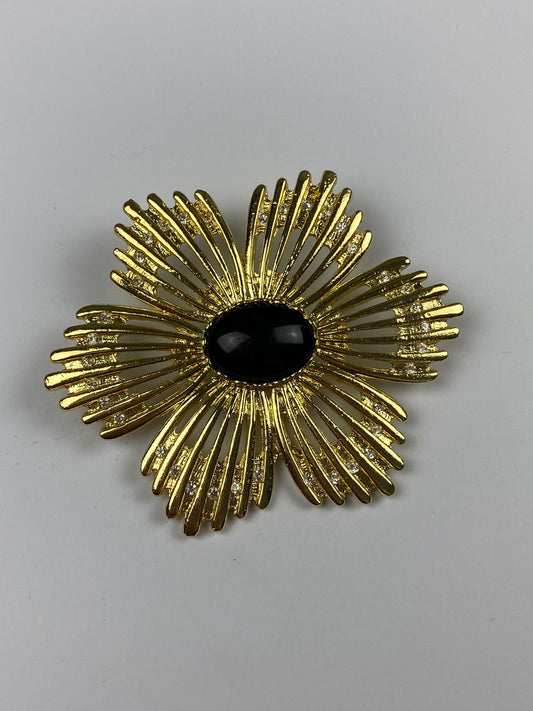 2388 Vintage Swarovski Kristallen Gürtelschnalle 96mm