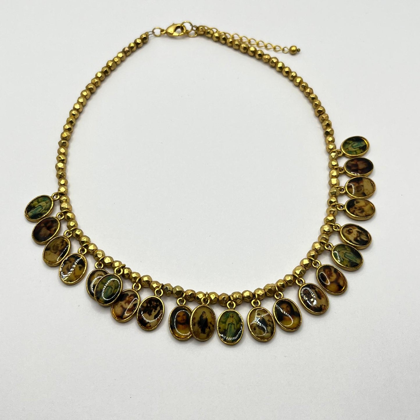 6280 Vintage Swarovski Kristallen Halsketten 37cm
