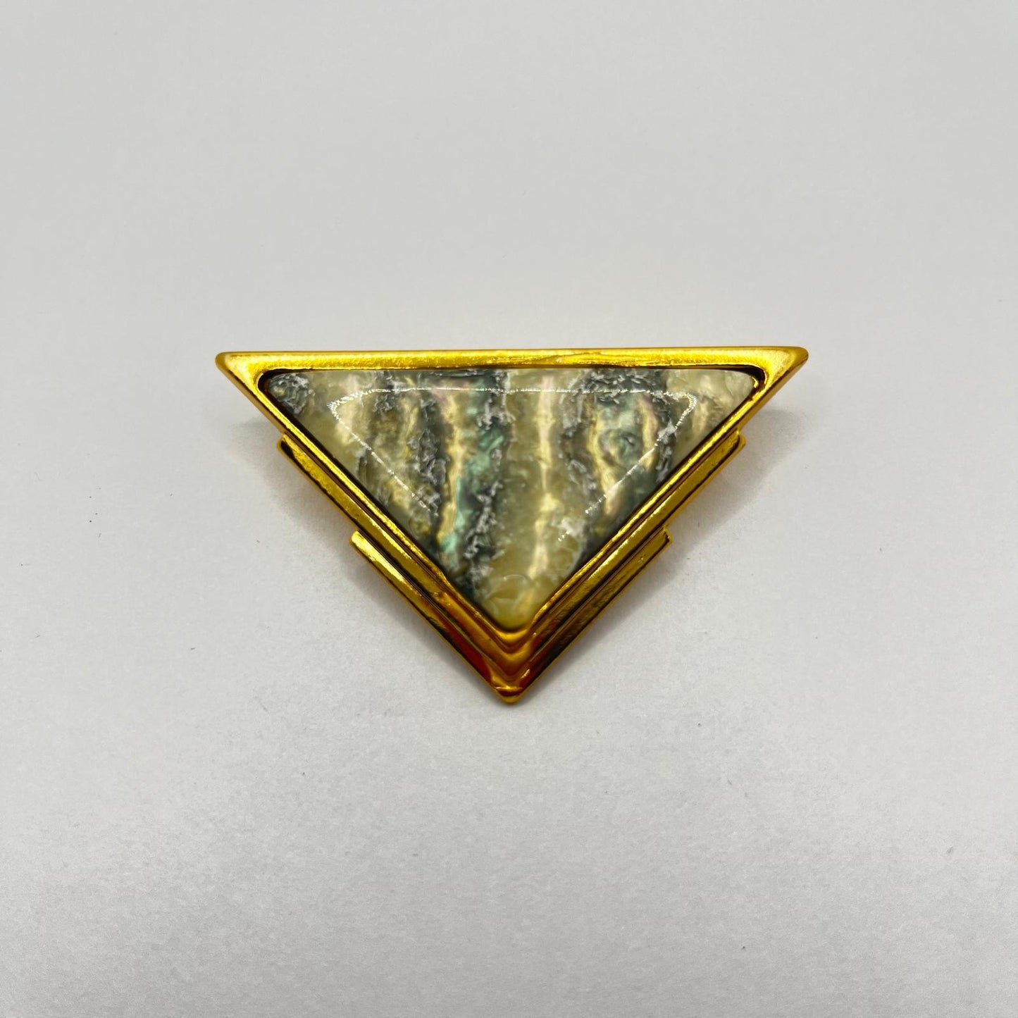 2439 Vintage Perlmutt Schalhalter 60mm