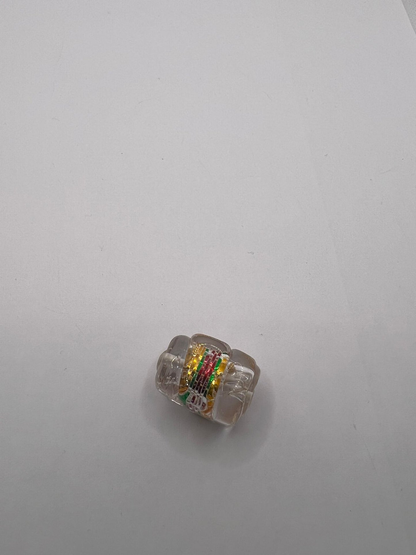 5937 Vintage Kunststoff Perle 27mm