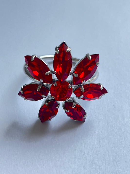 2294 Vintage Swarovski Kristallen Schal-/Tuchhalter 35mm
