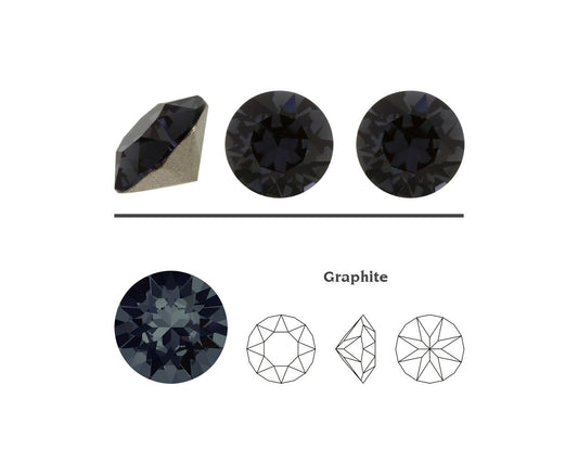 Swarovski® Chaton Graphite PP32