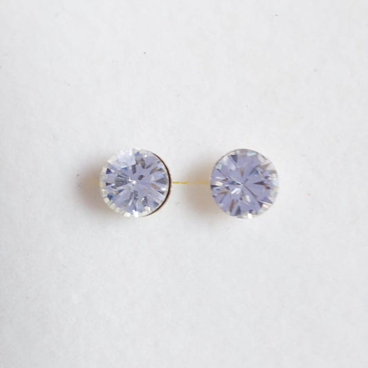 3667 Vintage Ohrringe mit Swarovski Kristallen 5mm