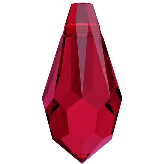 Swarovski® Anhänger Drop Scarlet 11x5.5mm