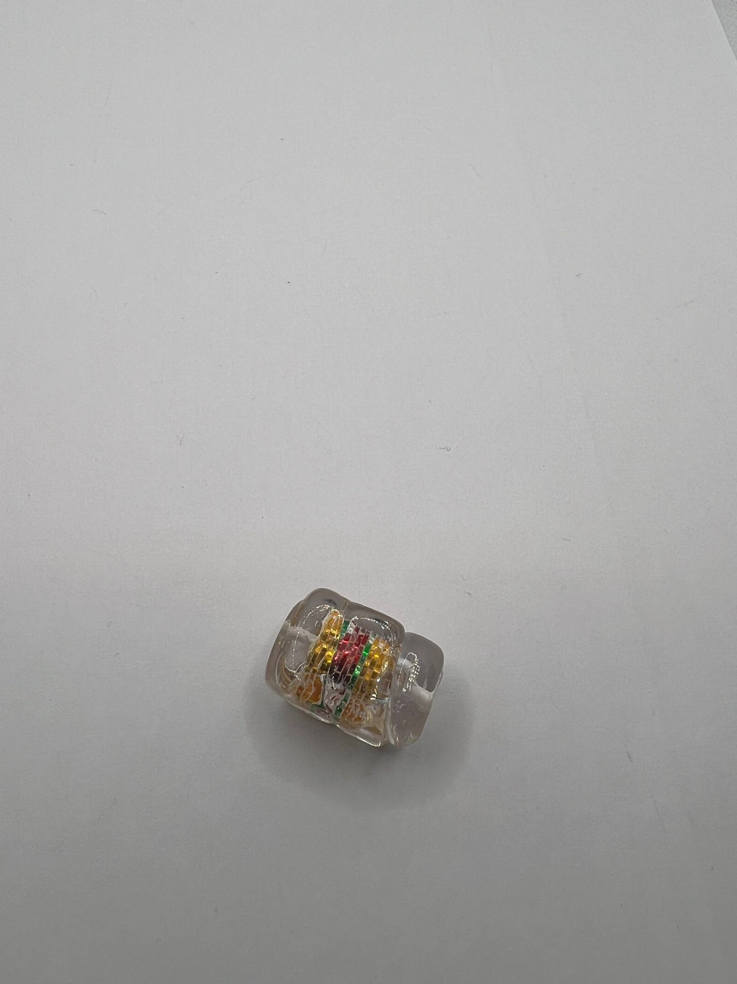 5934 Vintage Kunststoff Perle 25mm