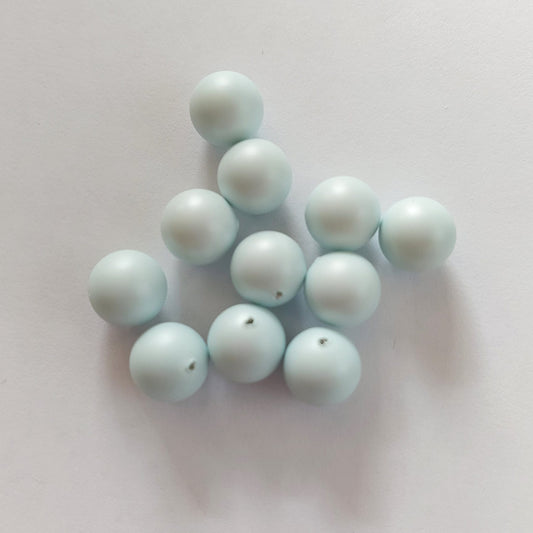 Swarovski® Pearl Half-Drilled Pastel Blue Pearl 10mm