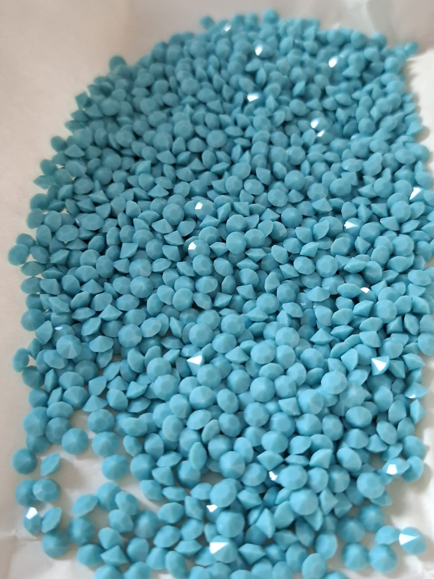 Swarovski® Chaton Vintage Turquoise Unfoiled SS19