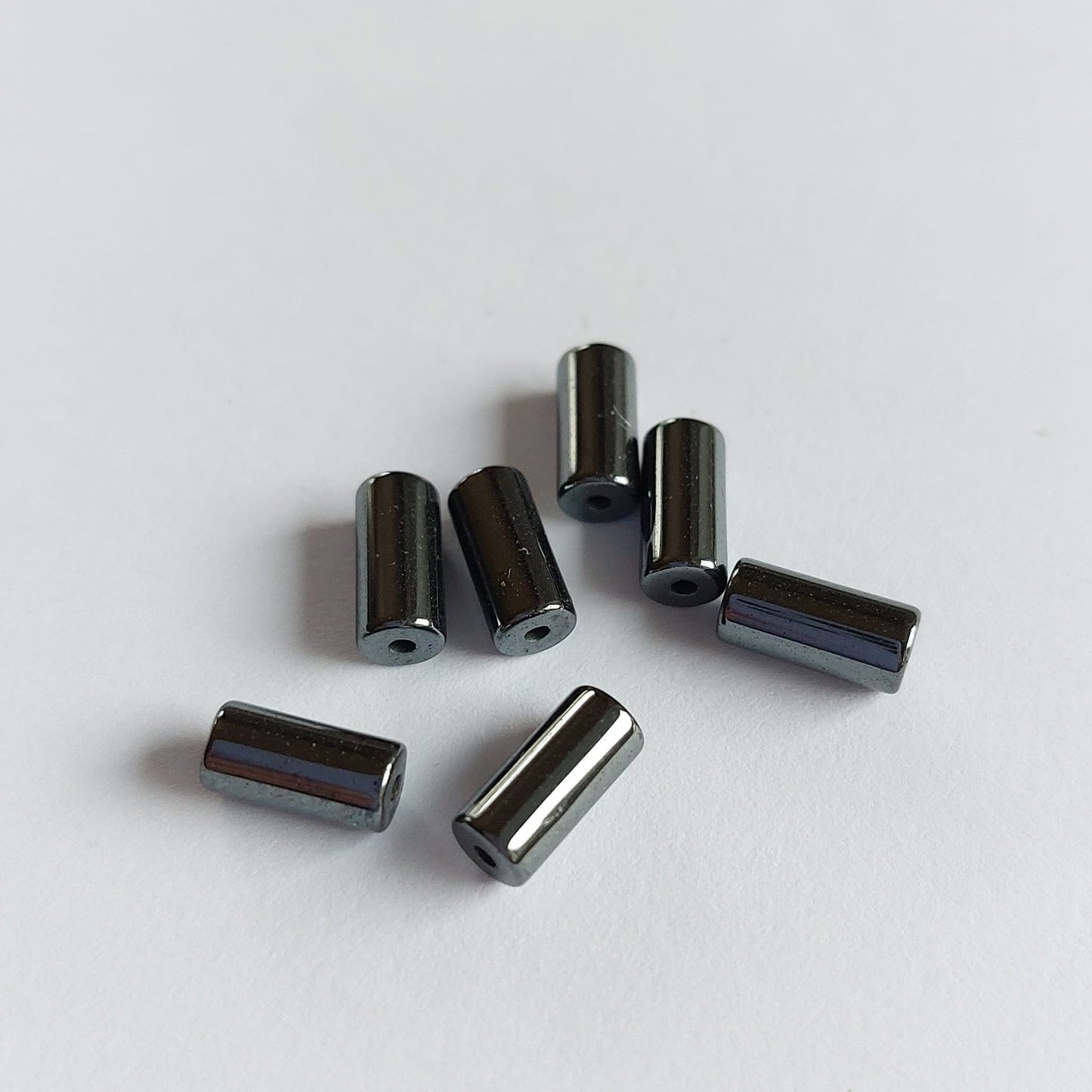 5603 Vintage Column Hematite Beads 8mm