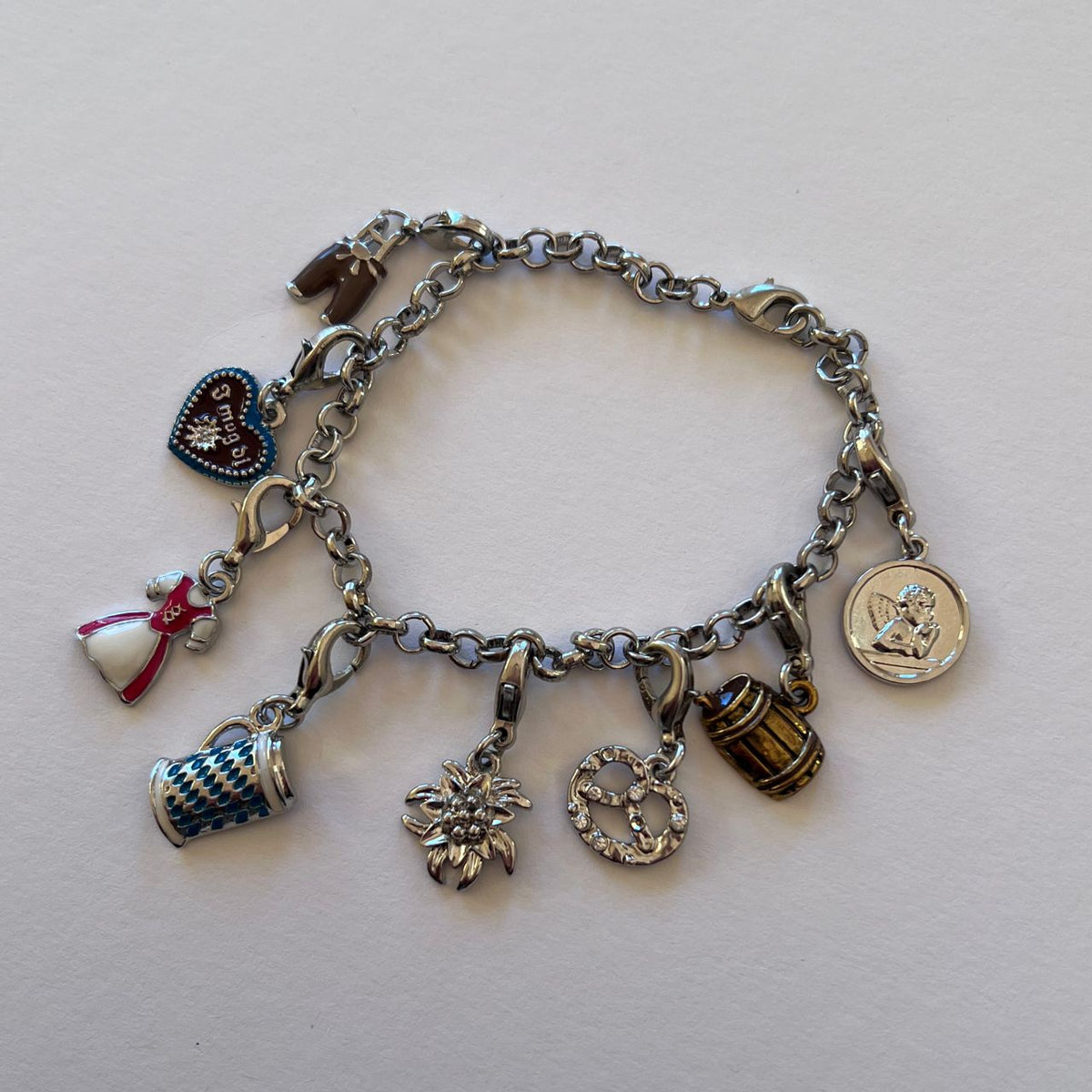 7981 Vintage Deutschland-Themen Charme-Armband