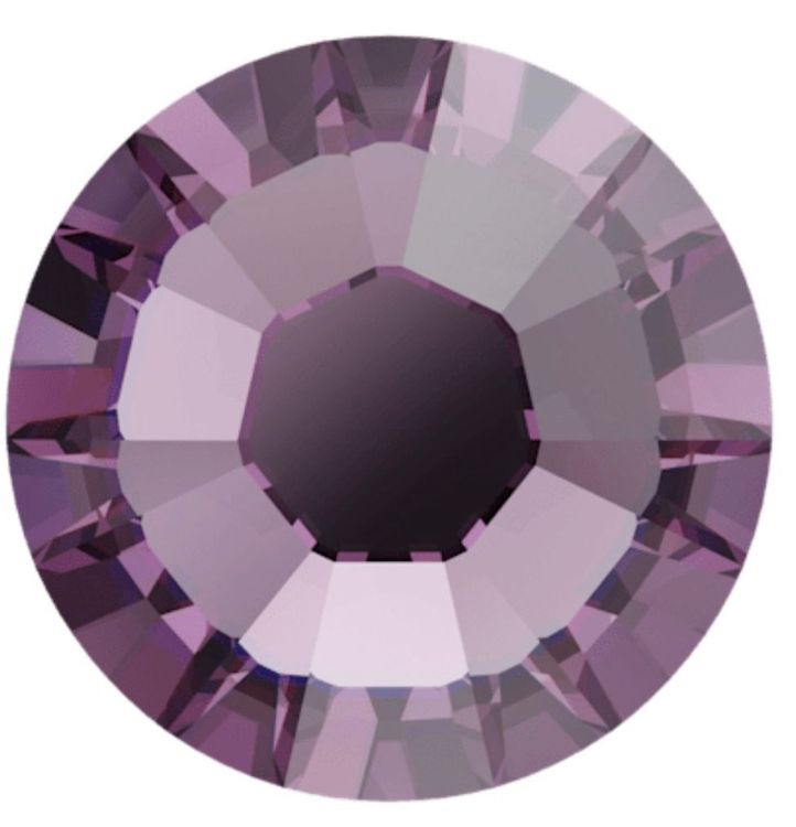 Swarovski® Nail Crystals Flat Rund Iris SS34