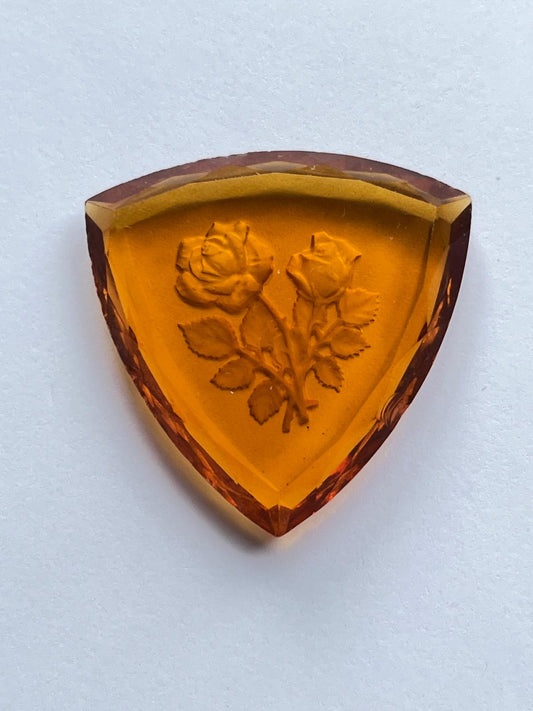 1027 Vintage Geprägter Releaux Cabochon 34mm