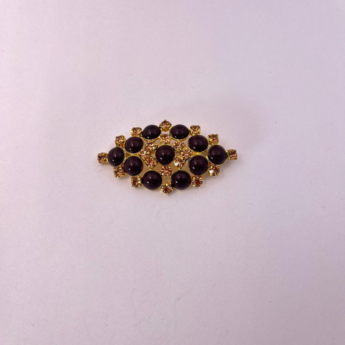 8899 Vintage Swarovski Kristallen Brosche 57mm