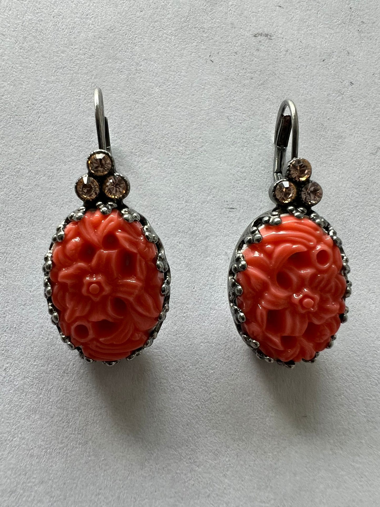 3133 Vintage Swarovski Kristallen Ohrhanger 24mm