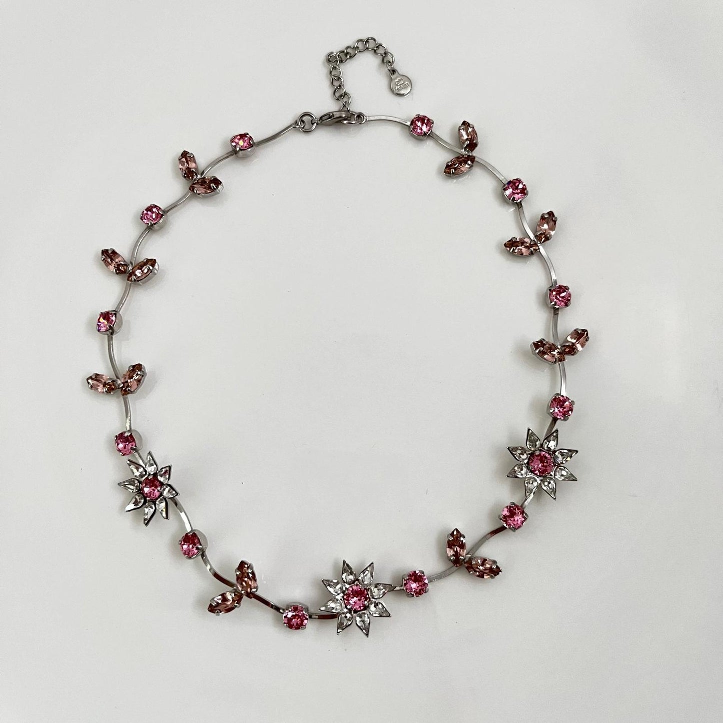 6231 Vintage Swarovski Kristallen Halsketten 41cm