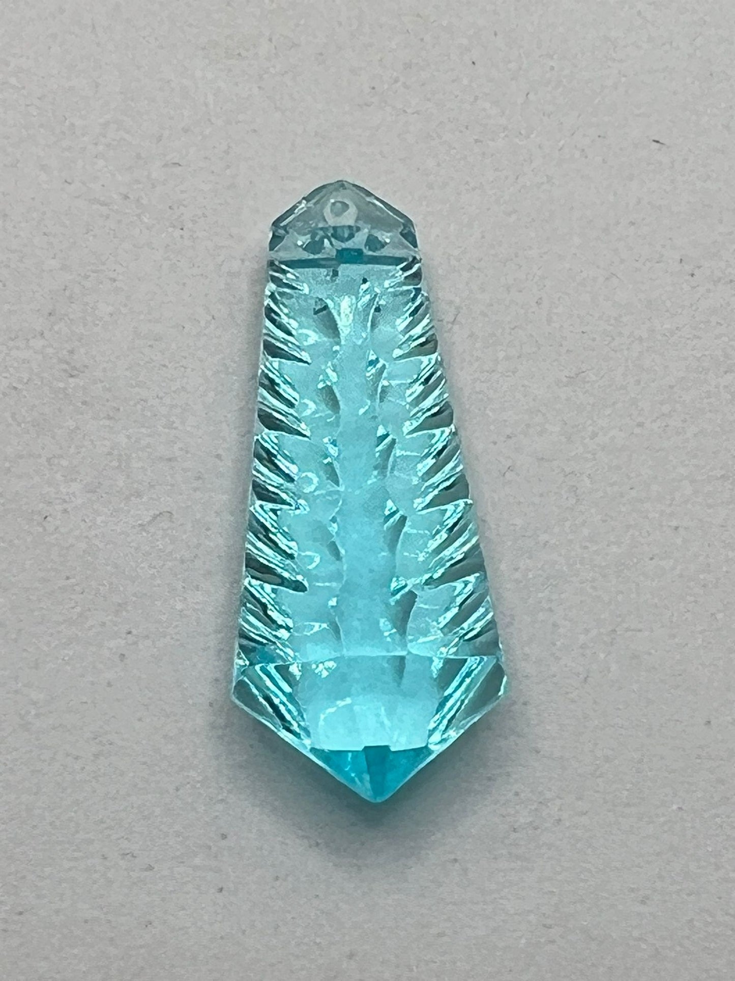 59242 Vintage Kunststoff Perle 32mm
