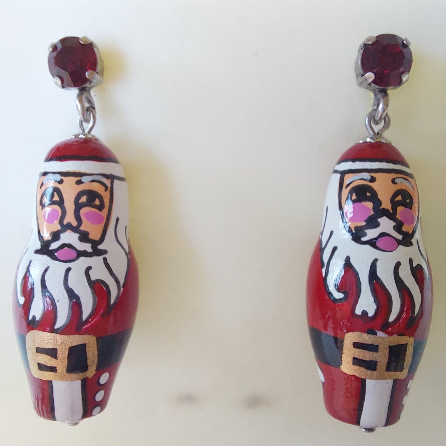 3743 Vintage Earring mit Swarovski Crystals