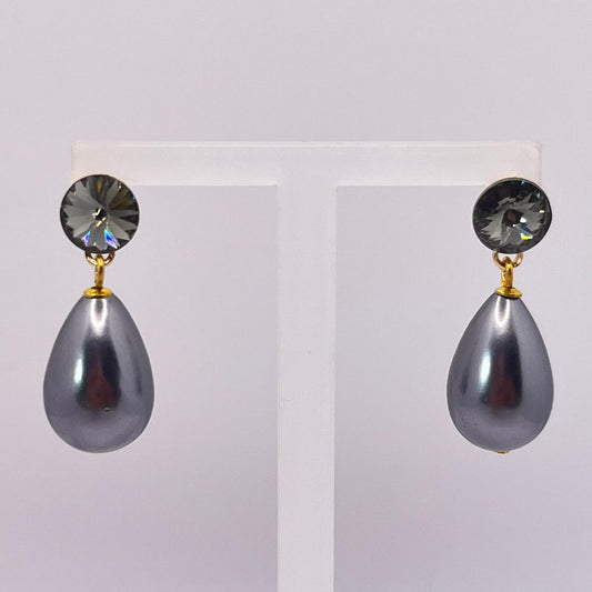30732 Vintage Swarovski Kristallen Ohrstecker 30mm