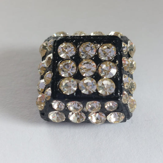 4140 Knopfe mit Swarovski Kristallen 20mm