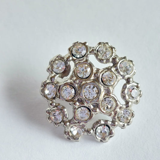 4072 Knopfe mit Swarovski Kristallen 19mm