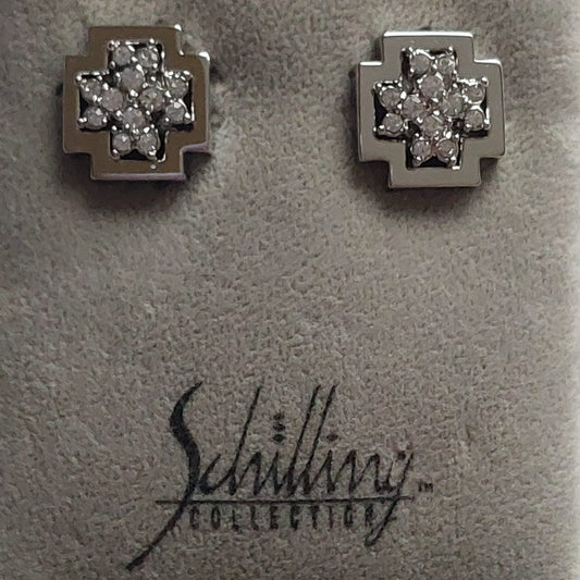 Original Vintage Schilling Austria Ohrringe 12mm