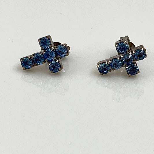 30374 Vintage Swarovski Kristallen Ohrstecker 13mm