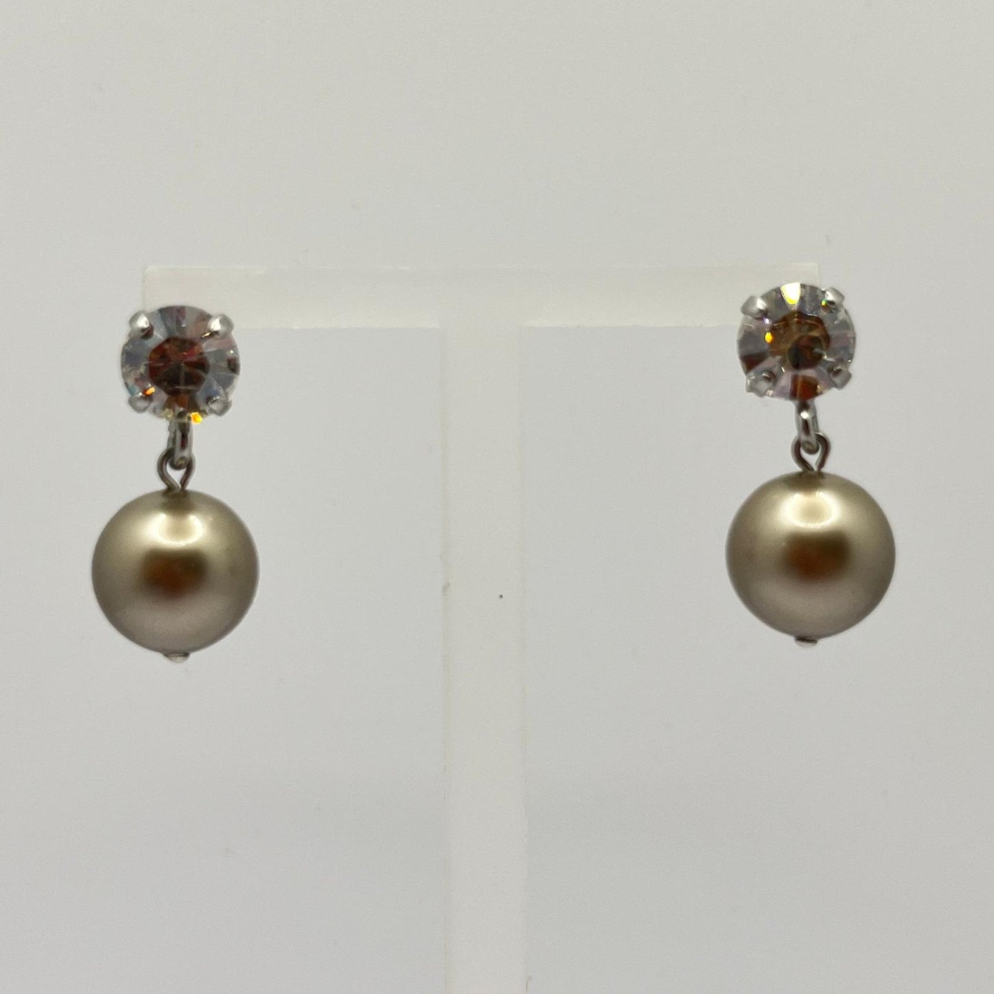 30764 Vintage Swarovski Kristallen Ohrstecker 11mm