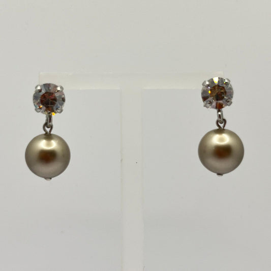 30764 Vintage Swarovski Kristallen Ohrstecker 11mm
