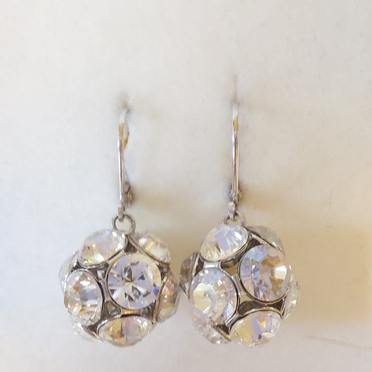 3781 Vintage Earring mit Swarovski Crystals