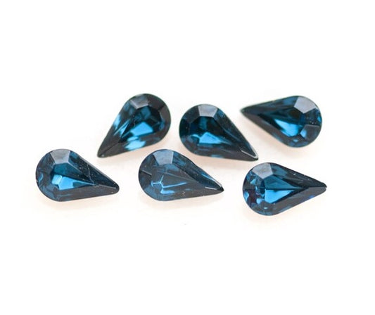 Swarovski® Fancy Pear Montana 13mm