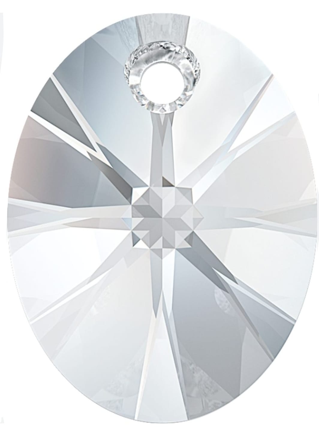 Swarovski® Anhänger Xilion Oval Crystal 12mm