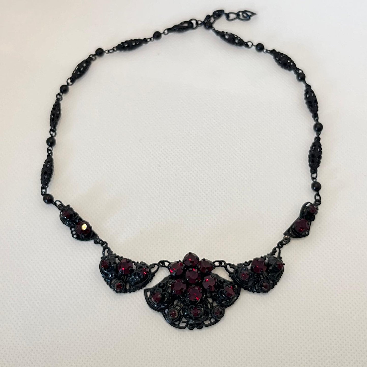 6248 Vintage Swarovski Kristallen Halsketten 43cm