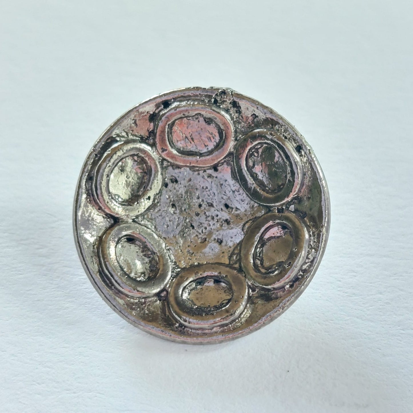4238 Knopfe mit Swarovski Kristallen 22mm