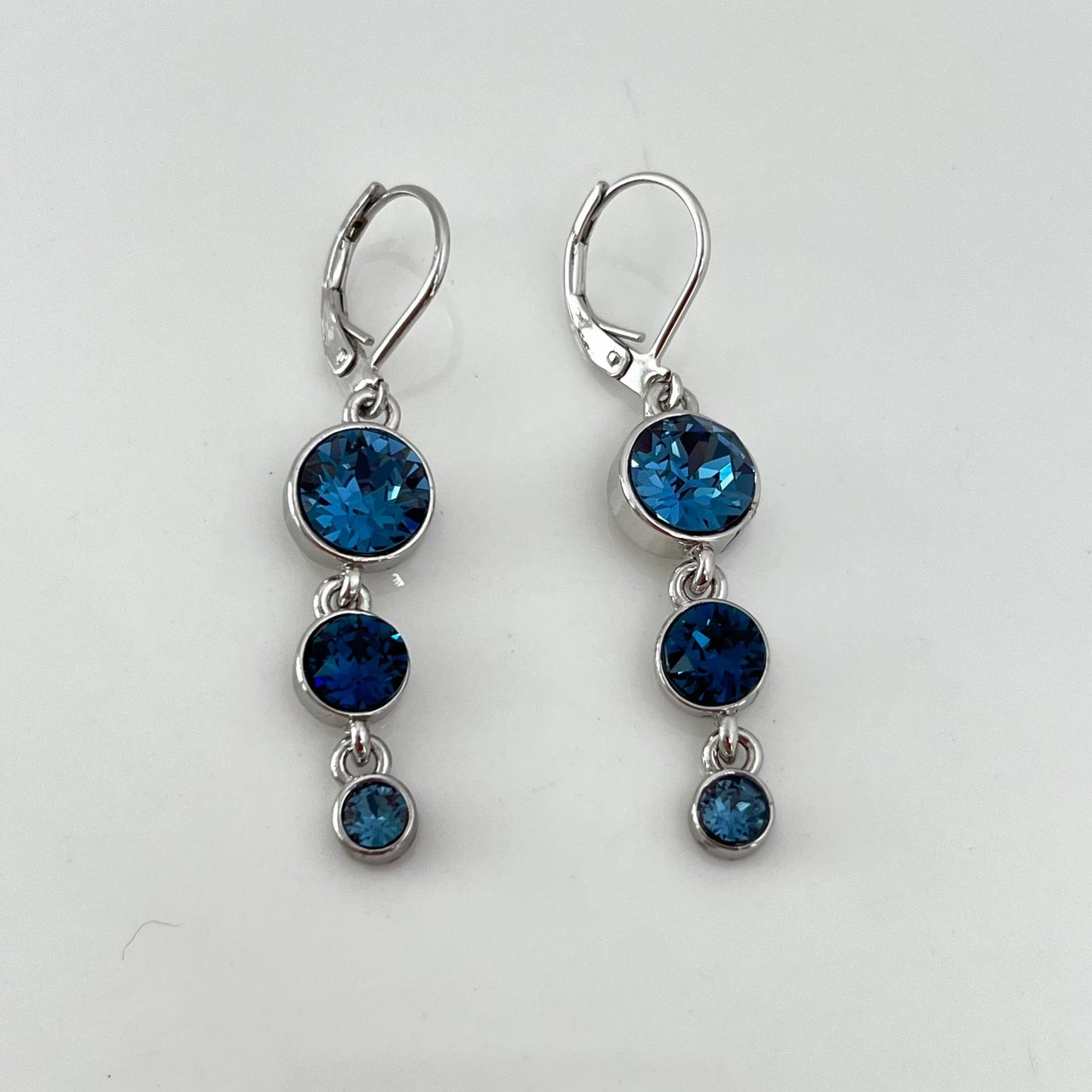 30321 Vintage Swarovski Kristallen Ohrringe 34mm